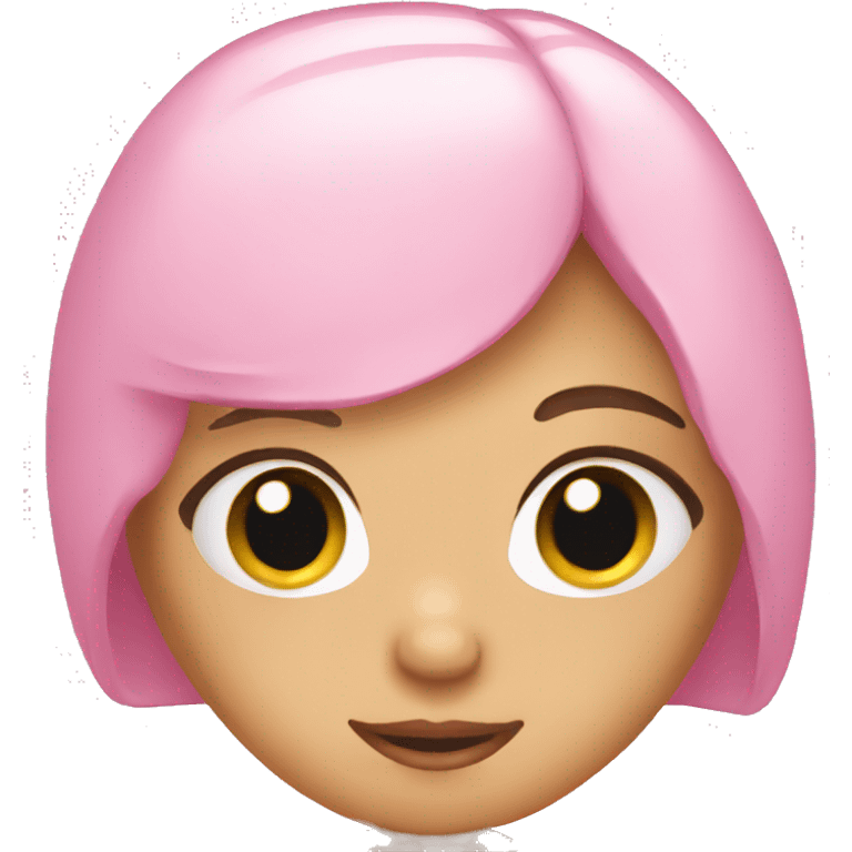 make it a girl show only face  emoji