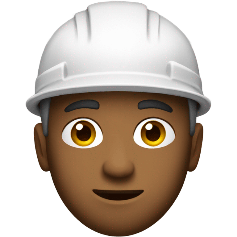 A construction worker wearing a cap. emoji