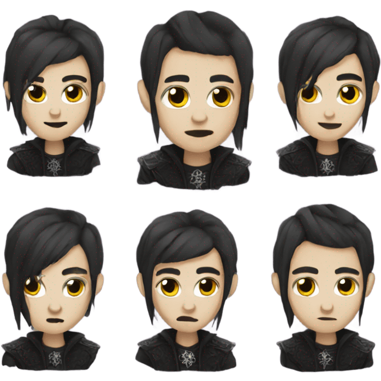 Goth emoji