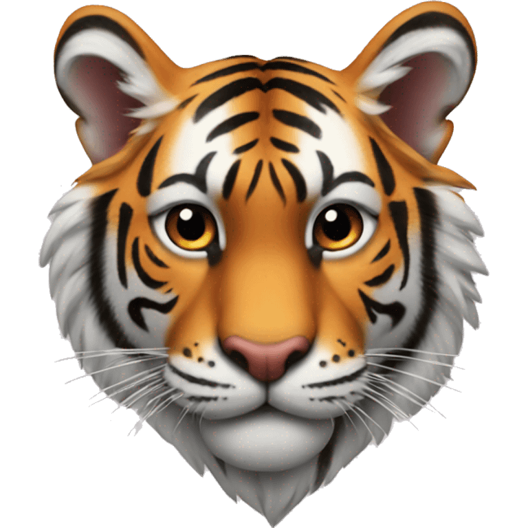 Tiger heart emoji