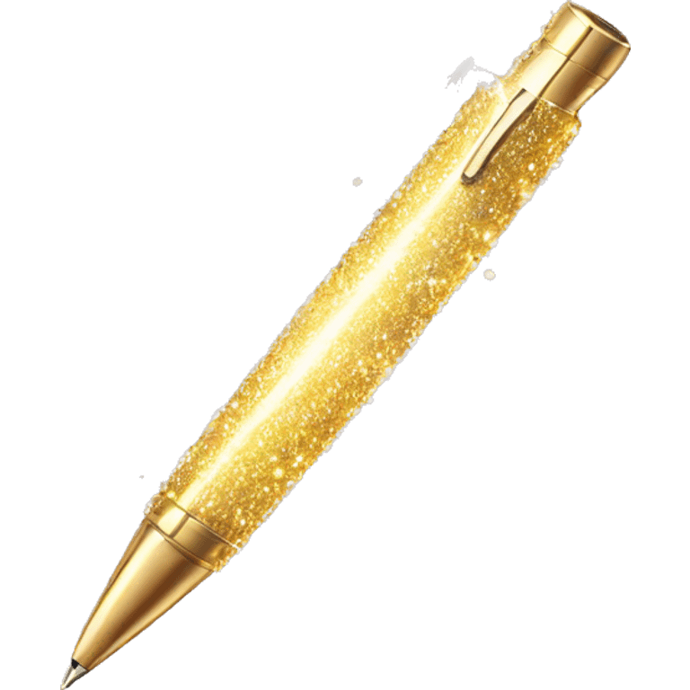 pen with sparkles emoji