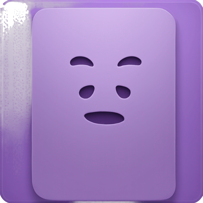 Purple iPhone 11 emoji