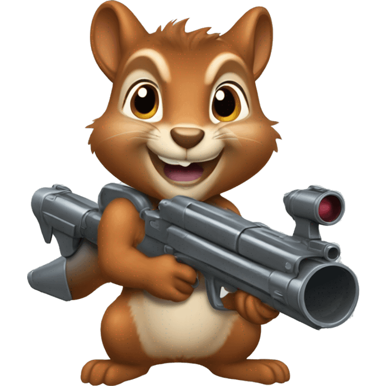 squirrel with rocket launcher emoji