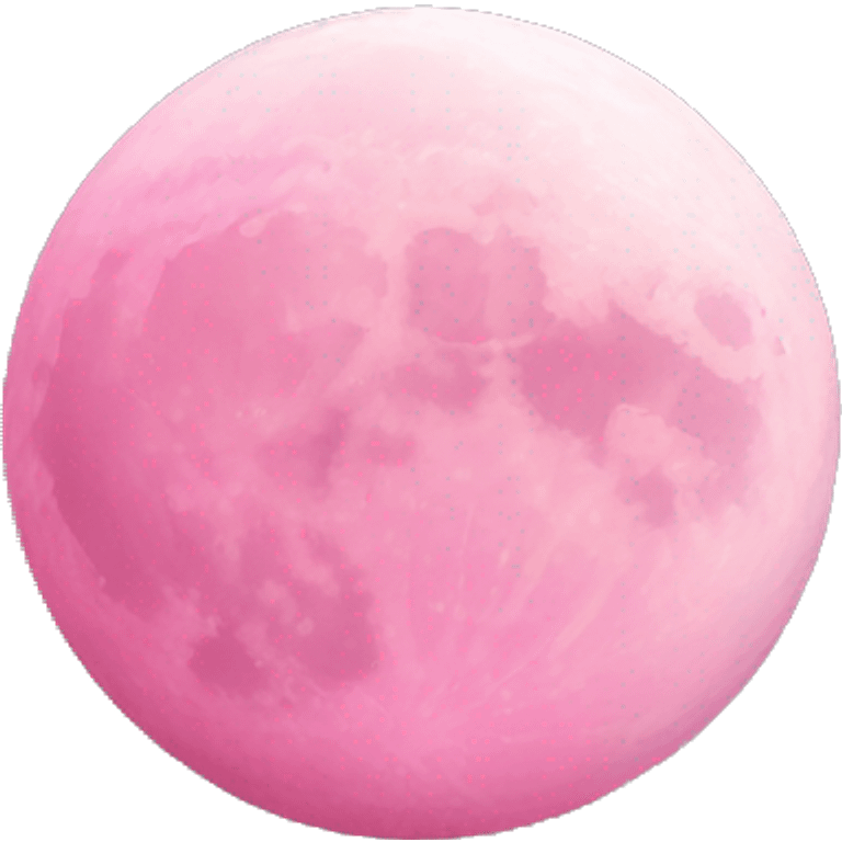 Pink moon  emoji