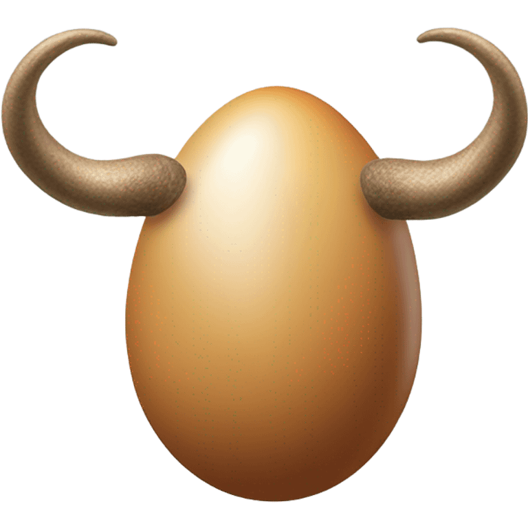 Egg with horns  emoji