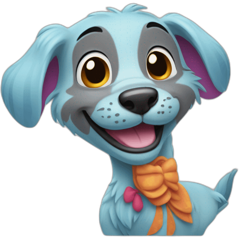 colorful cartoon animal character Disney style emoji