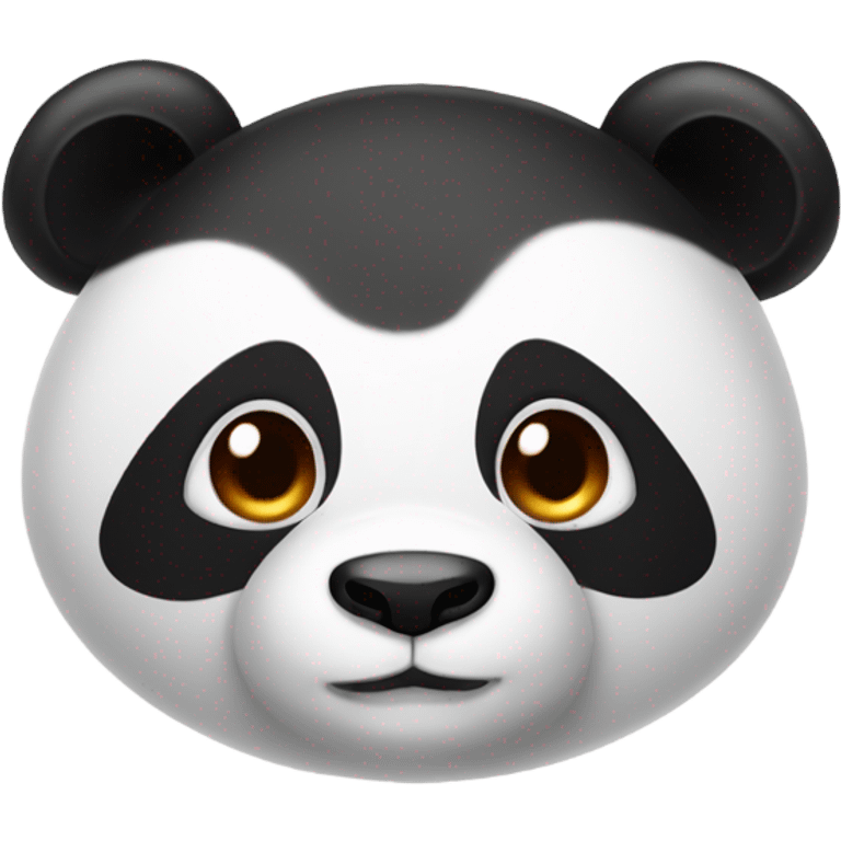 panda with no black around it’s eyes emoji