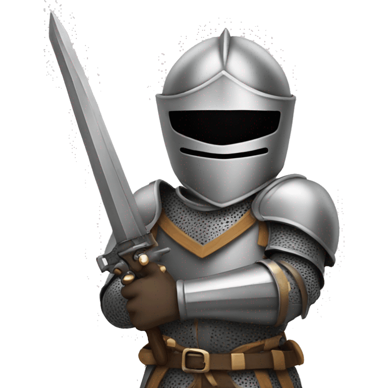 knight holding a gun emoji