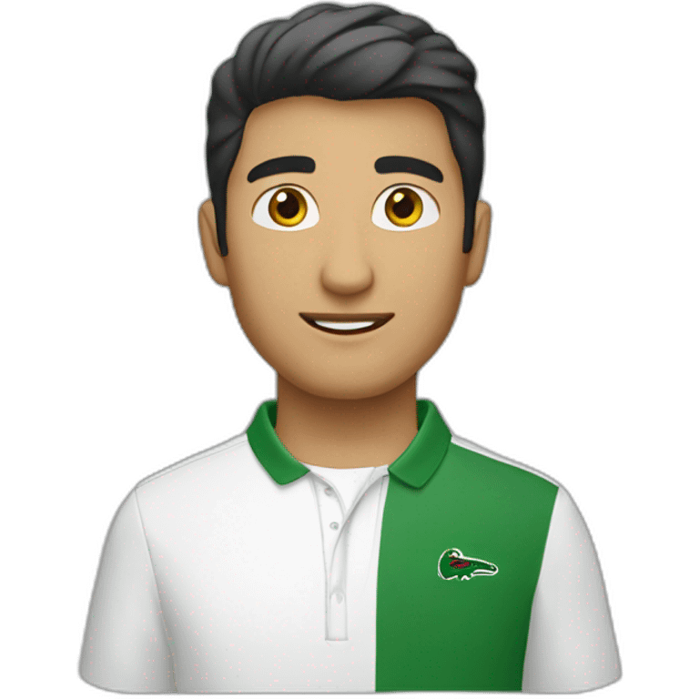 algerian Guy with Lacoste emoji