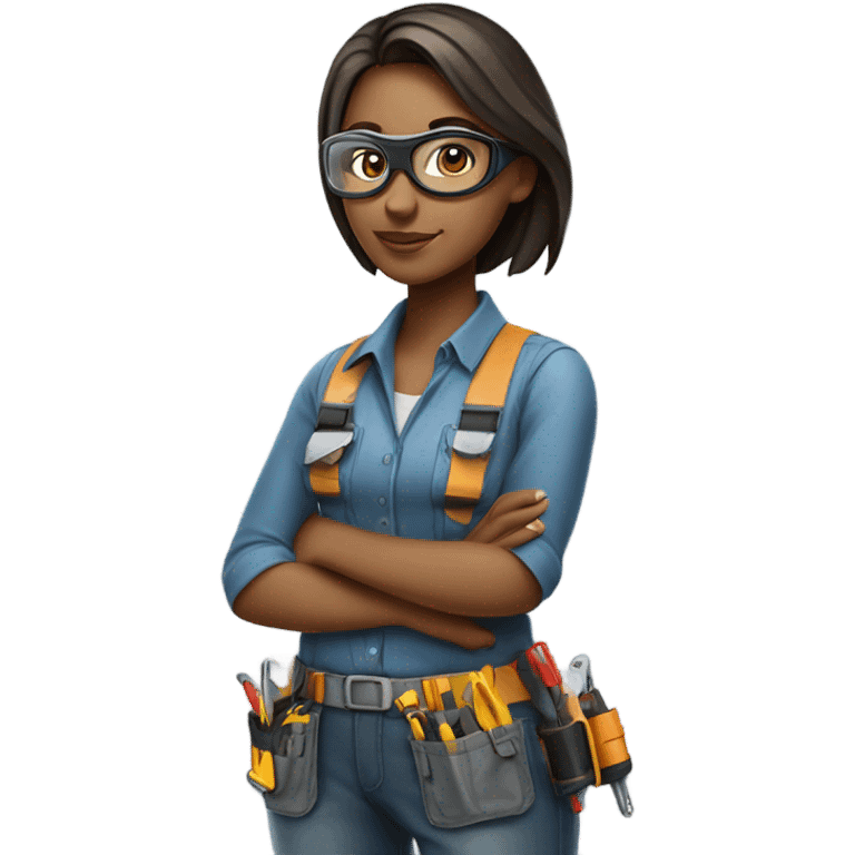 Engineering girl emoji