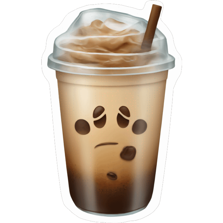 Iced coffee  emoji