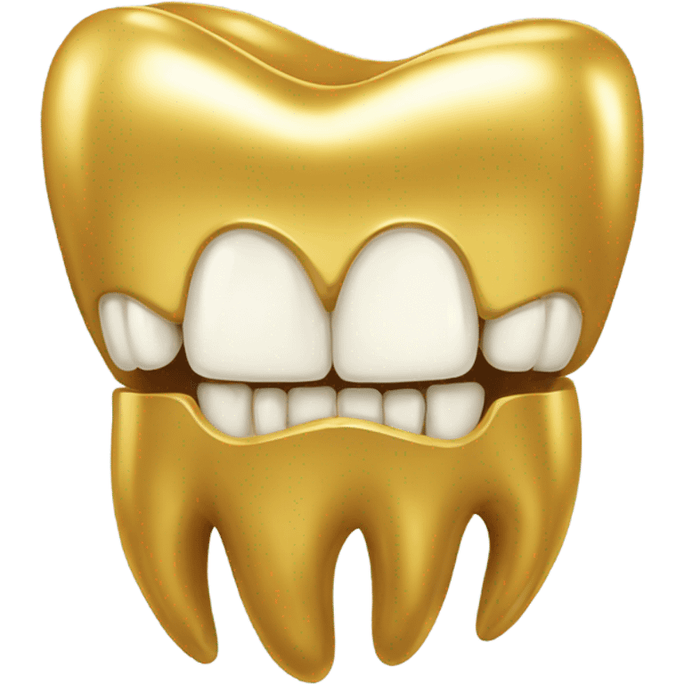 golden tooth emoji