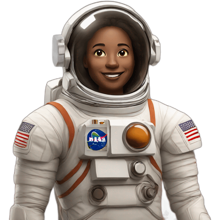 astronaut on mars emoji