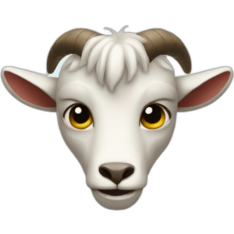 Evil goat emoji