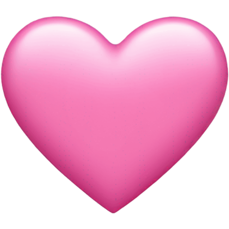 Pink love heart emoji