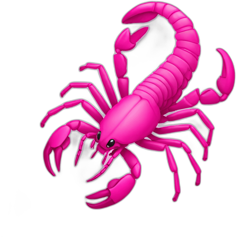 pink scorpion emoji