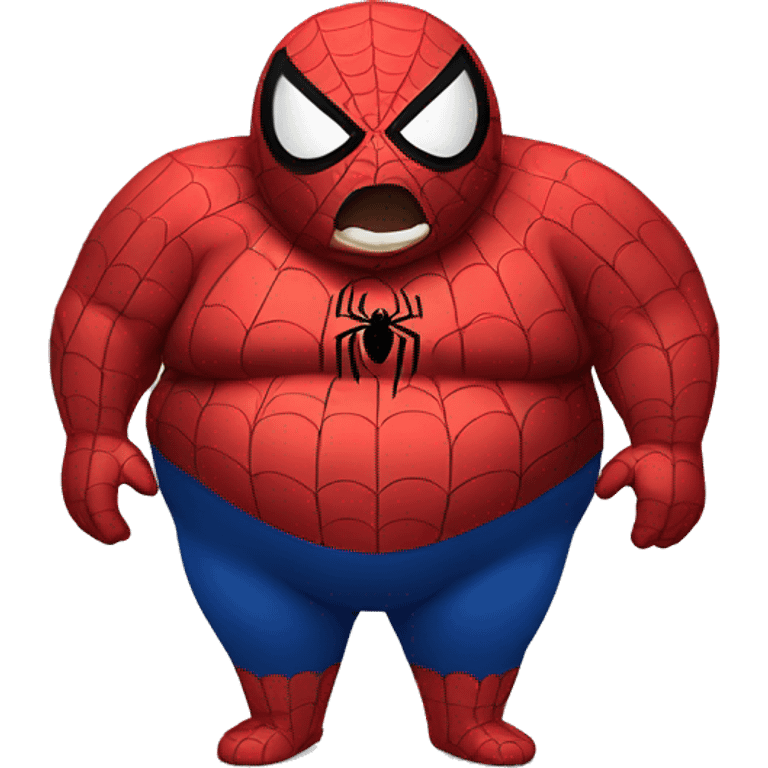 fat spider-man emoji