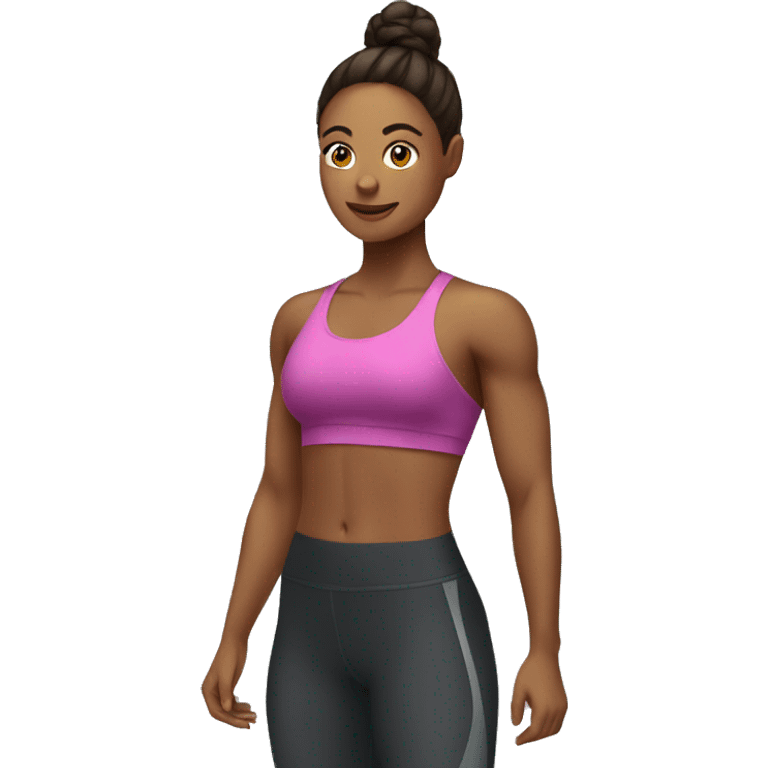 women in gym emoji