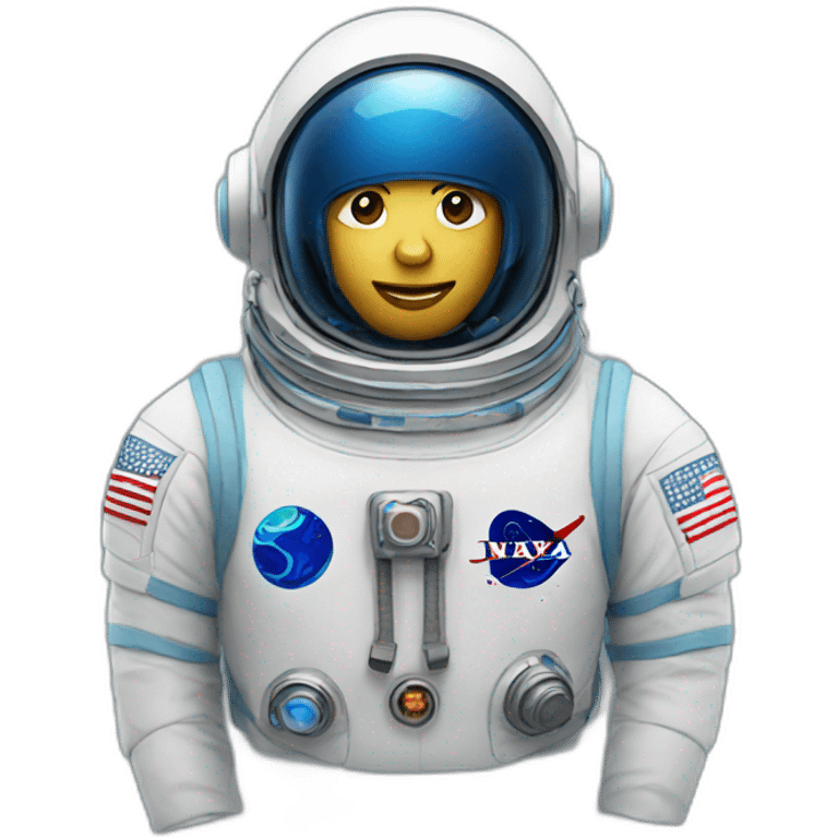 Astronaut with blue helmet emoji