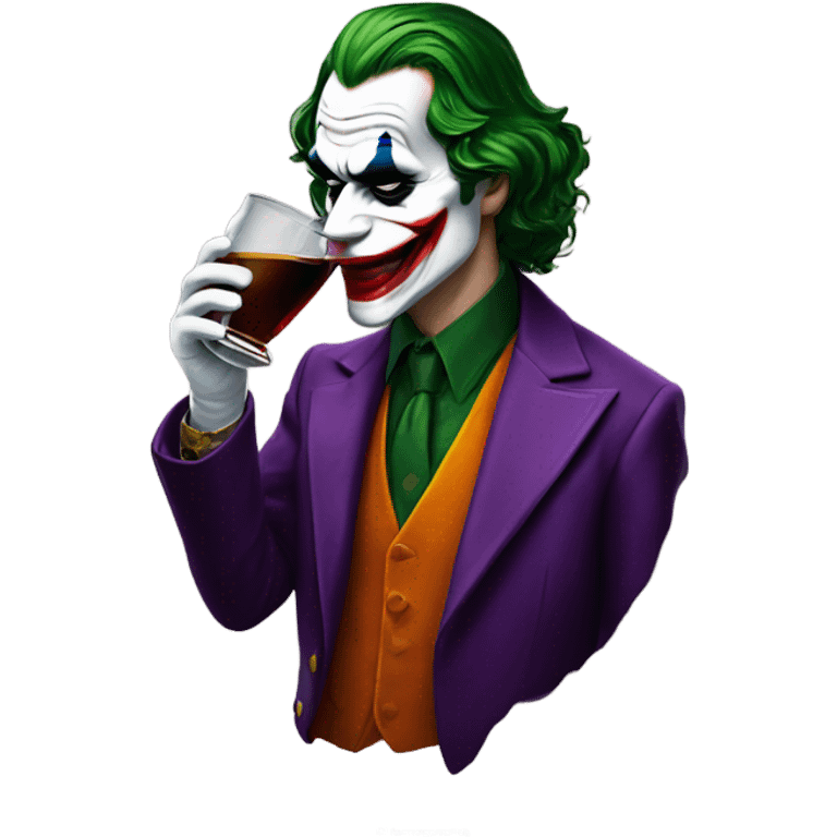 Joker sipping on Hennessy  emoji