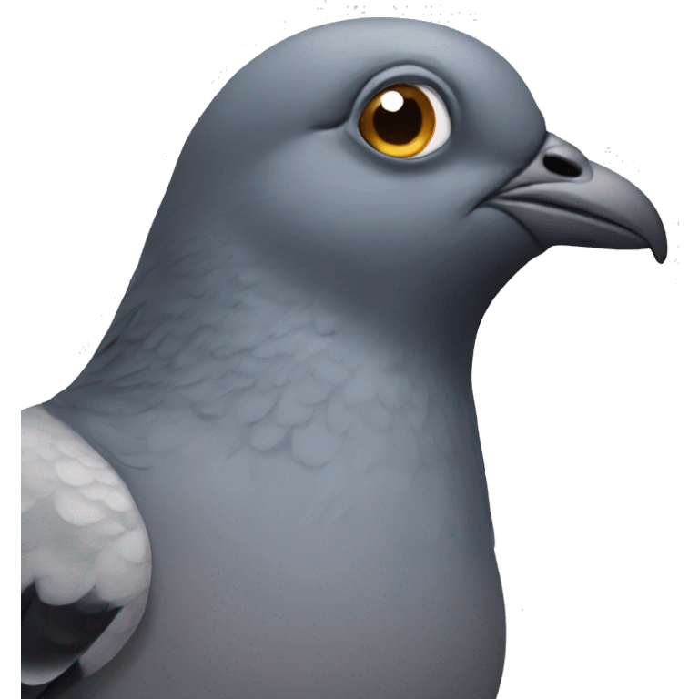 pigeon blank stare emoji