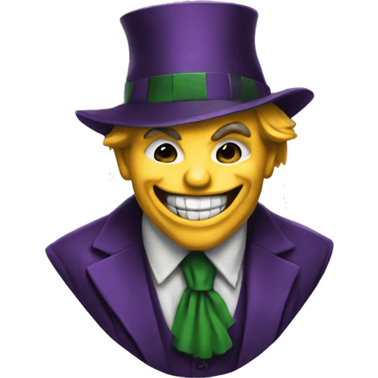 Bitcoin joker emoji