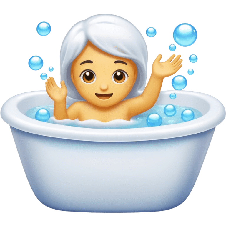 Bubble bath emoji