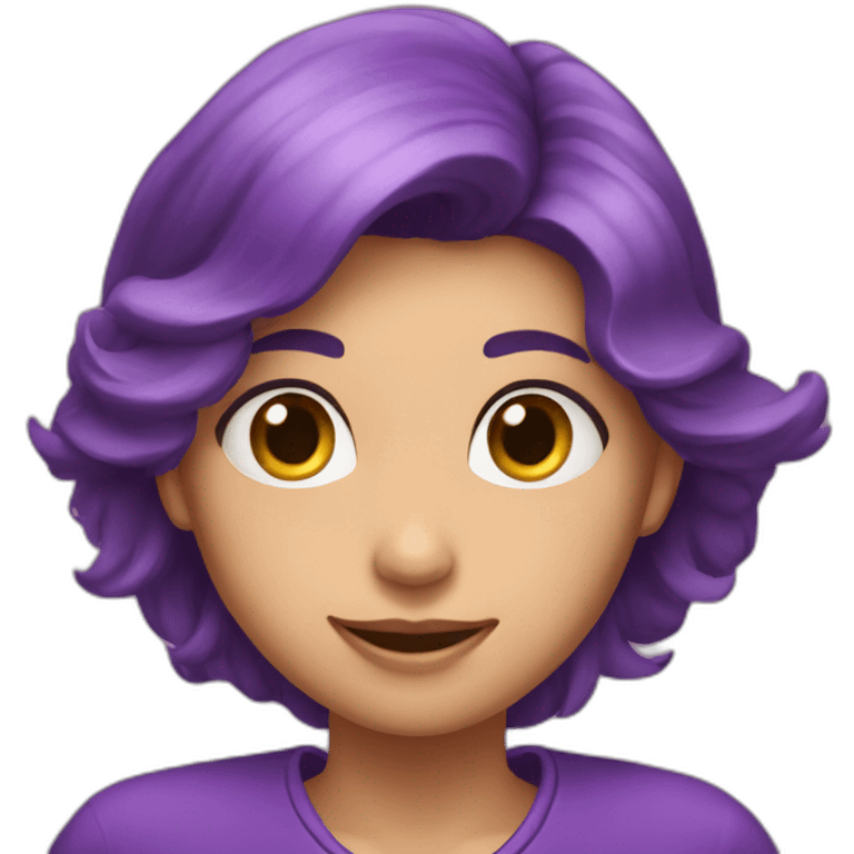 Corazón violeta  emoji