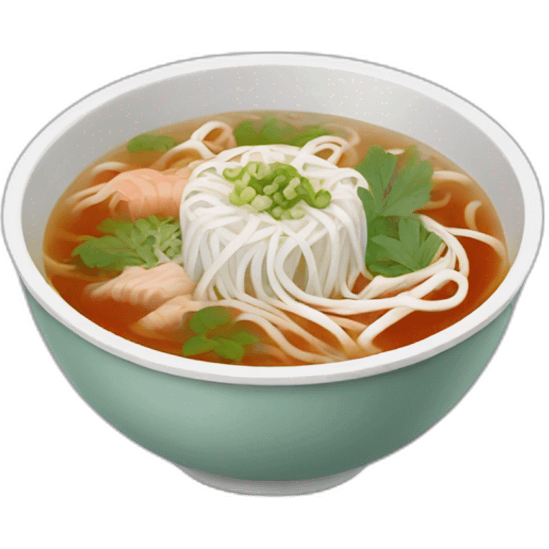 bowl of pho emoji