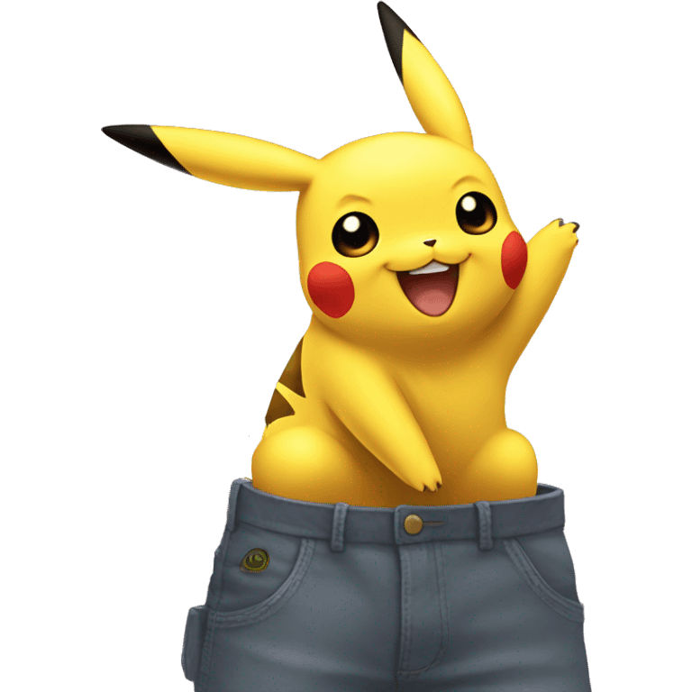 pikachu feliz fofo emoji