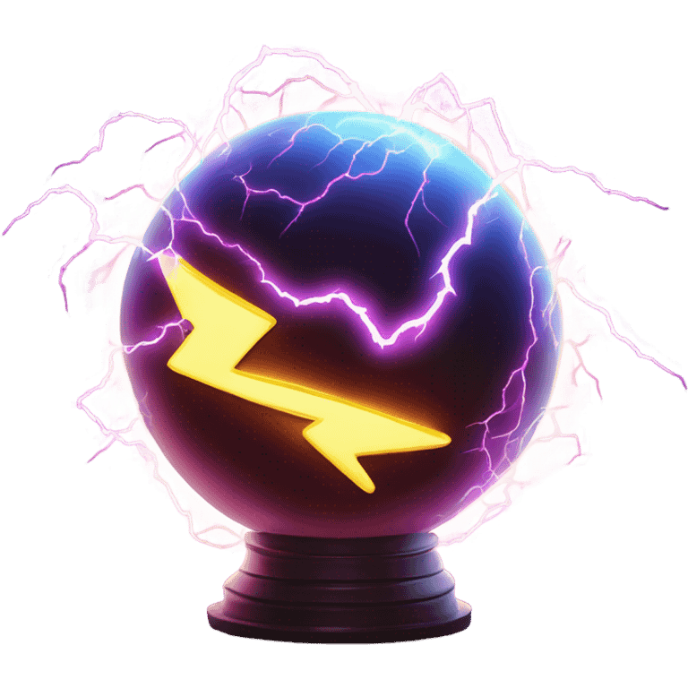 electricity-lightning orb emoji