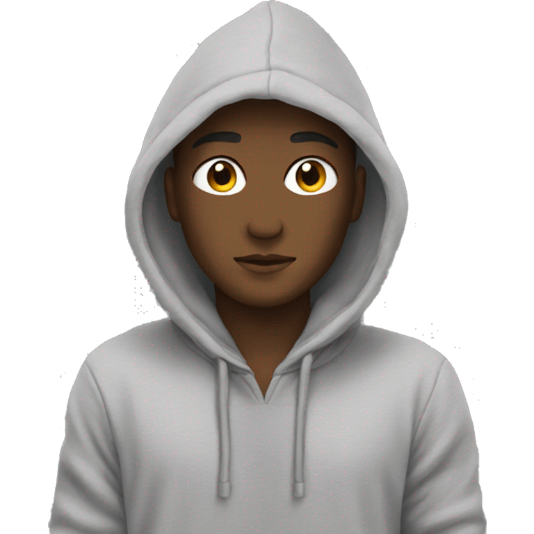 hoodie grey emoji