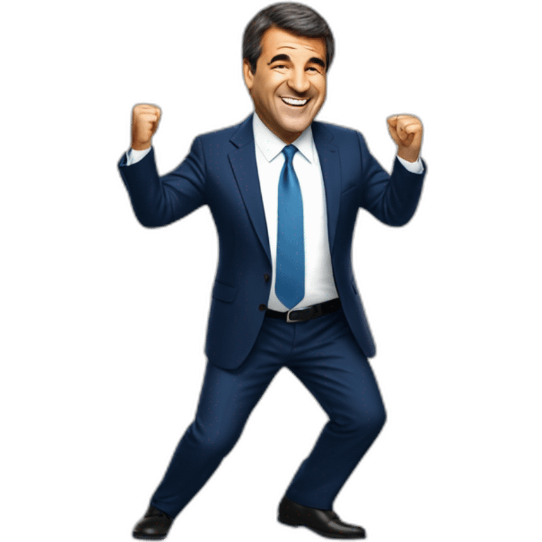 Joan Laporta dancing emoji