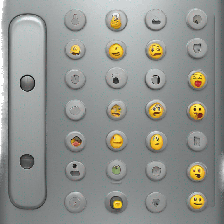 smart lock door code panel emoji