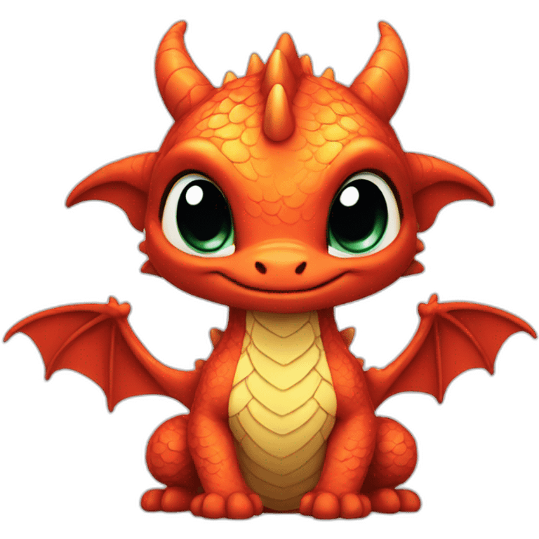 dragon cute modern emoji