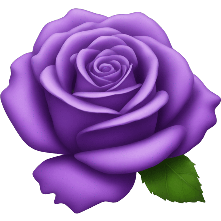 Purple rose emoji