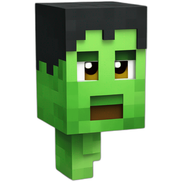 Minecraft creeper emoji