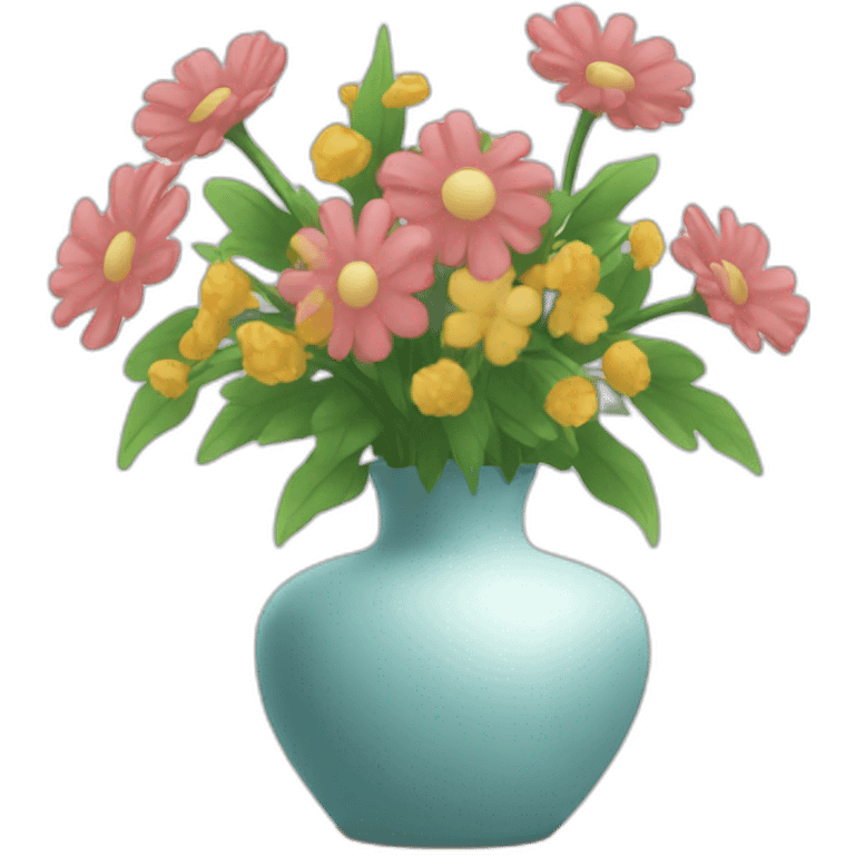 vase with flowers emoji