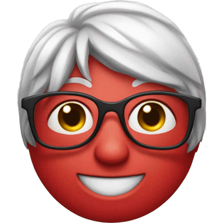 Un cœur rouge qui brille  emoji