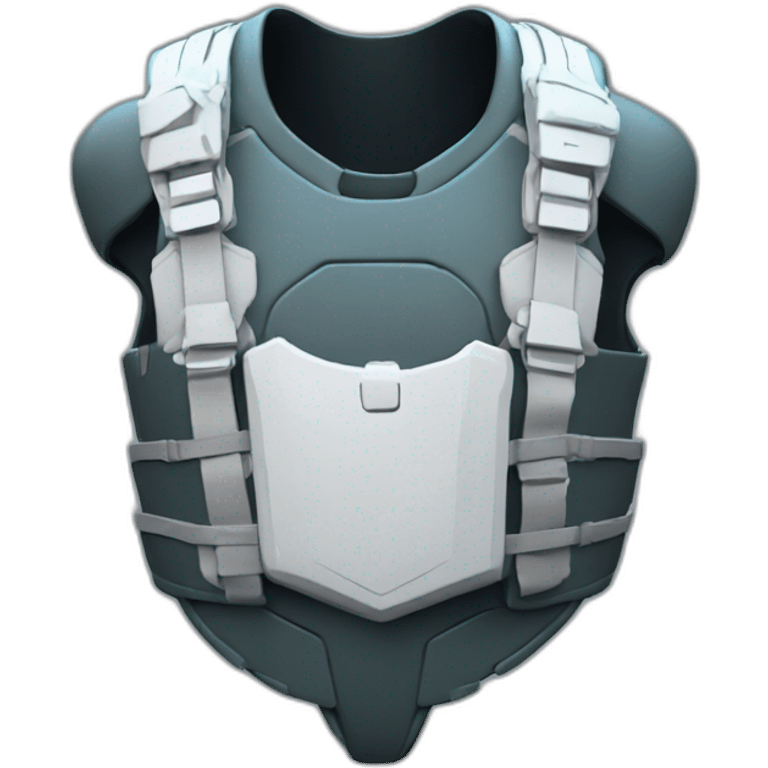 futuristic Reconnaissance  breastplate emoji