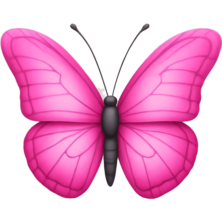 Pink butterfly  emoji