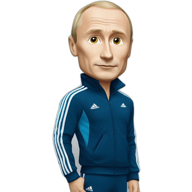 Putin in adidas track suit emoji