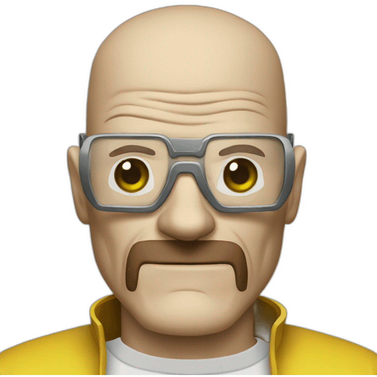 walter white wearing hazmat suit emoji