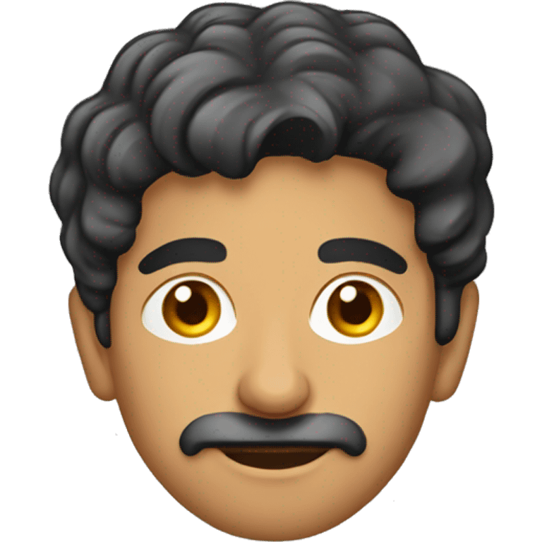 Create a emoji of a pakistani man that is very pasionate about mango emoji