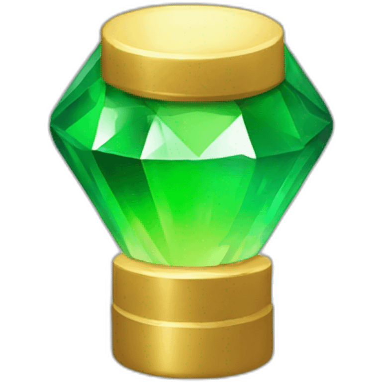 emerald start button emoji