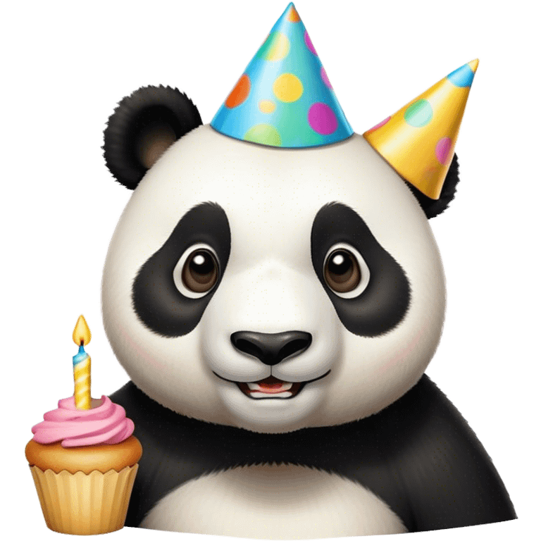 Panda celebrating birthday at San Diego Zoo emoji