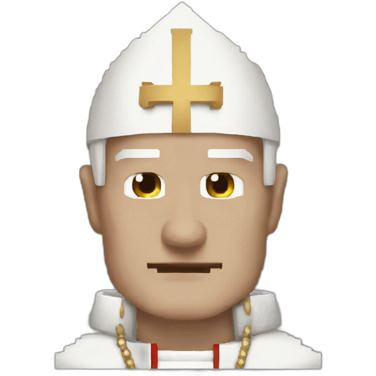 Pope pixelated doom avatar emoji