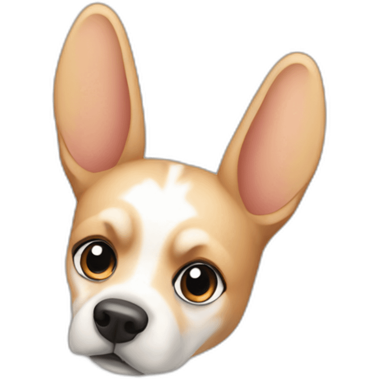 dog's ear isolate emoji