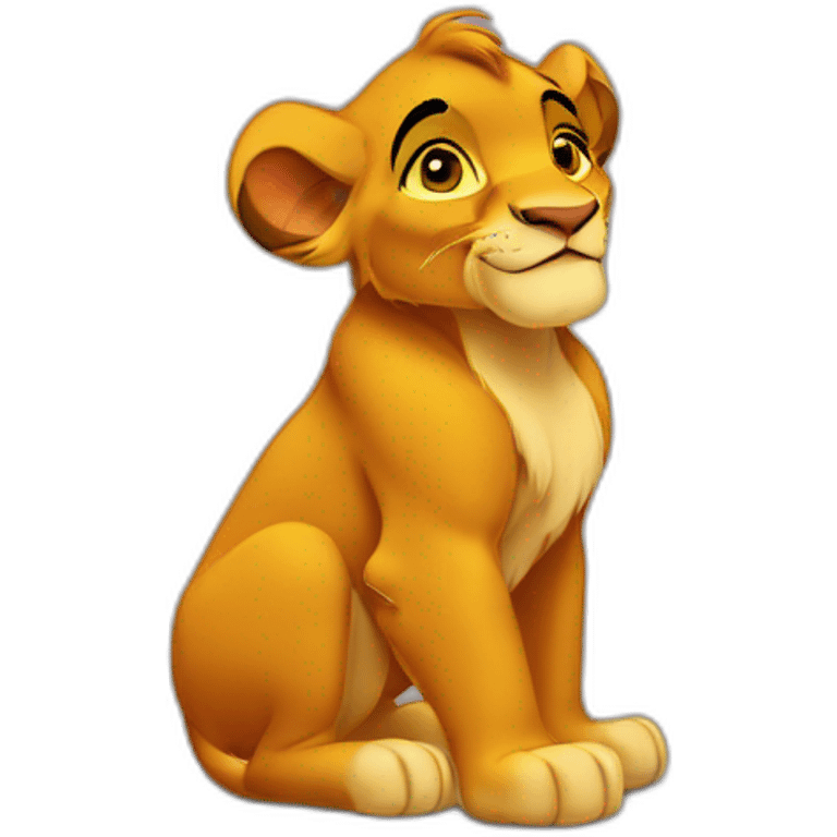 simba love emoji