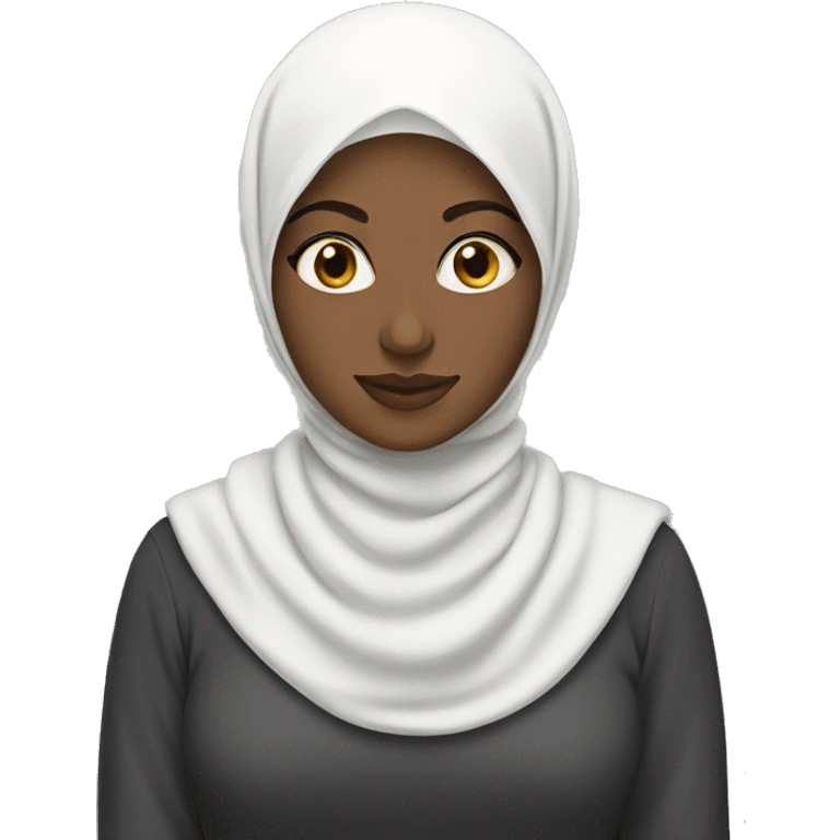 white Hijabi emoji